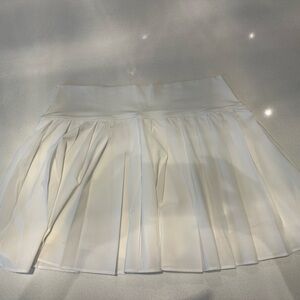 Aerie Offline White Pleated Mini Skort